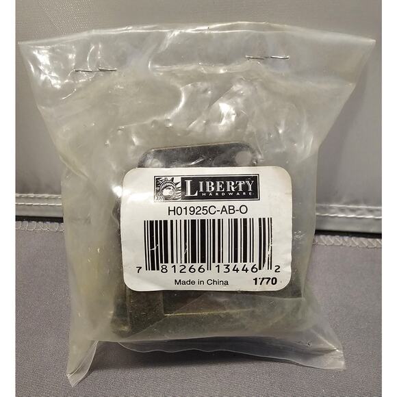 New Pair 1/2" Overlay - Full Wraparound Hinge for 3/4" Frame - Antique Brass - Picture 1 of 2